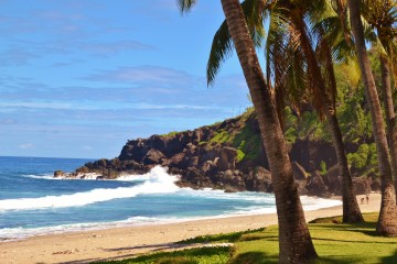 grande anse est une des plus belles plages de l'île de la Réunion