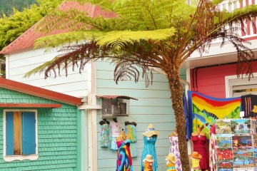 Les cases créoles à la Réunion dans le cirque de Salazie à Hell Bourg