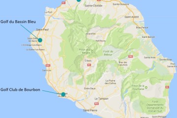 Les parcours de golf à la Réunion