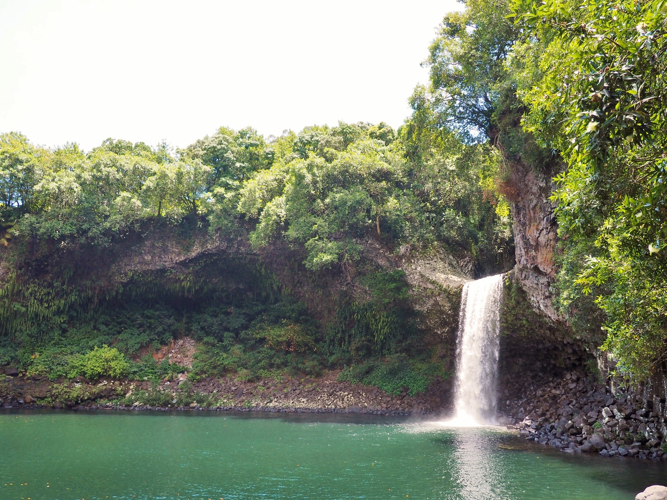 un des bassins et cascades de la Réunion 