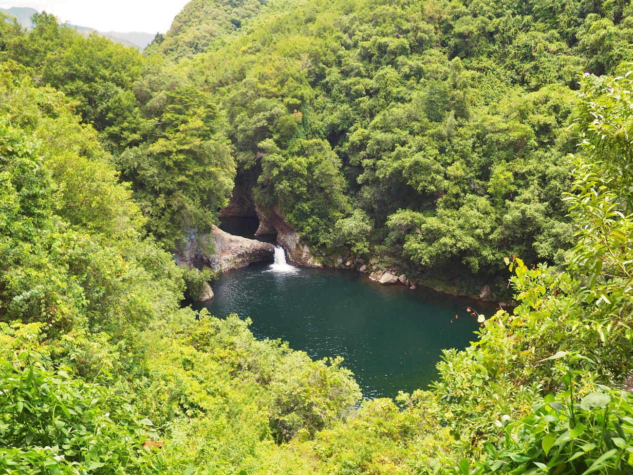 La rivière des roches et ses bassins à la Réunion