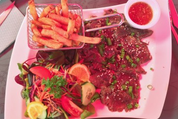 Des plats variés au restaurant Planch'Alizé à la Saline