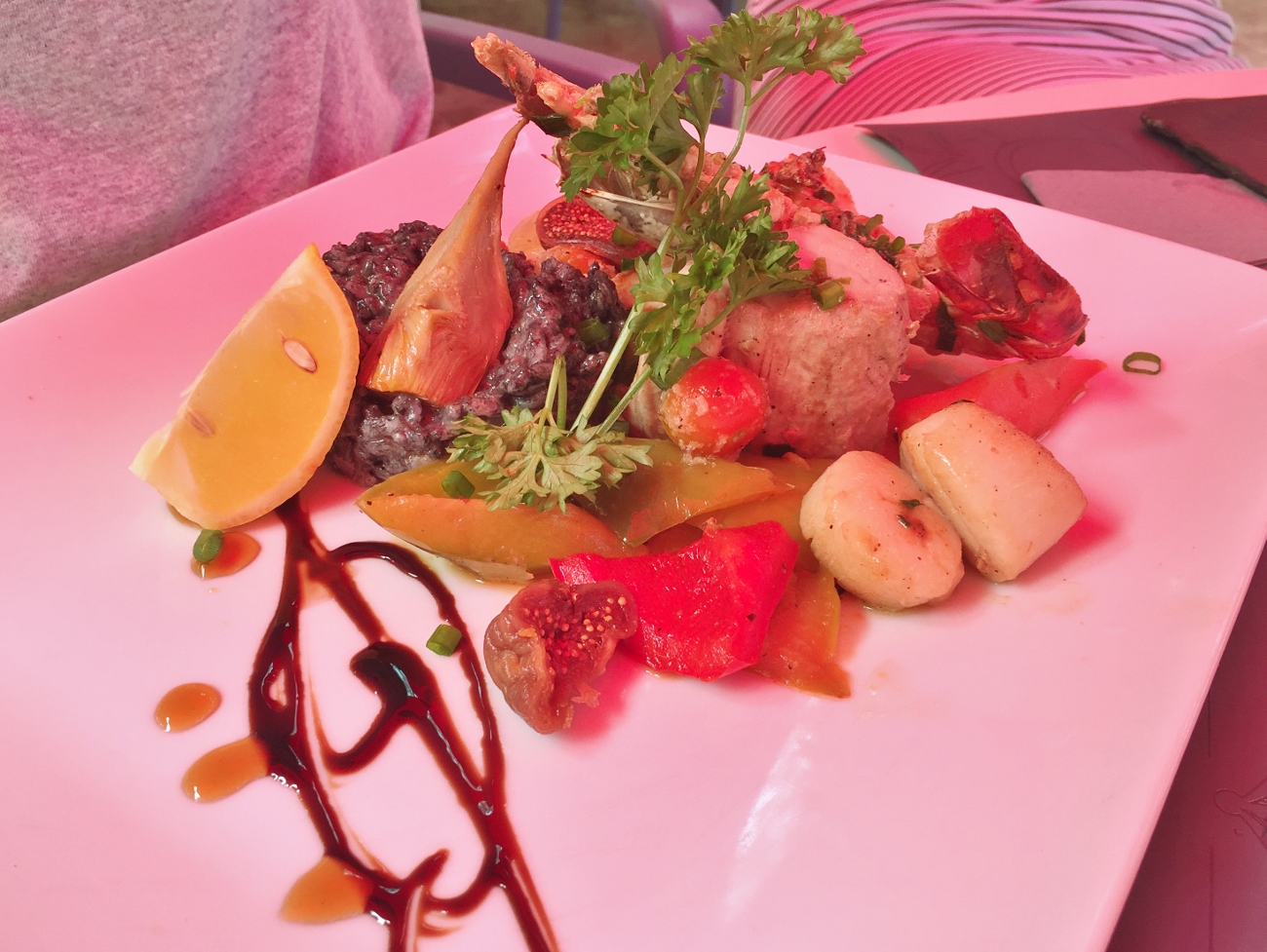 Les plats du restaurant Planch'Alizé à la Réunion