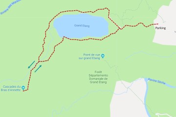 parcours du tour du grand étang