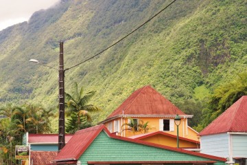 Les cases créoles du village Hell-Bourg