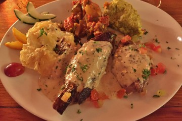 Les plats du restaurant le Manta à la Réunion