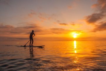 promenade en stand up paddle à la réunion