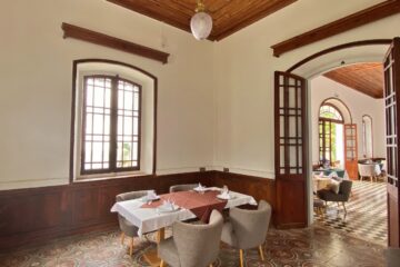 salle du restaurant du domaine de Moka