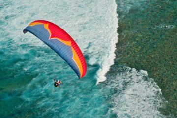 a saint leu survol en parapente