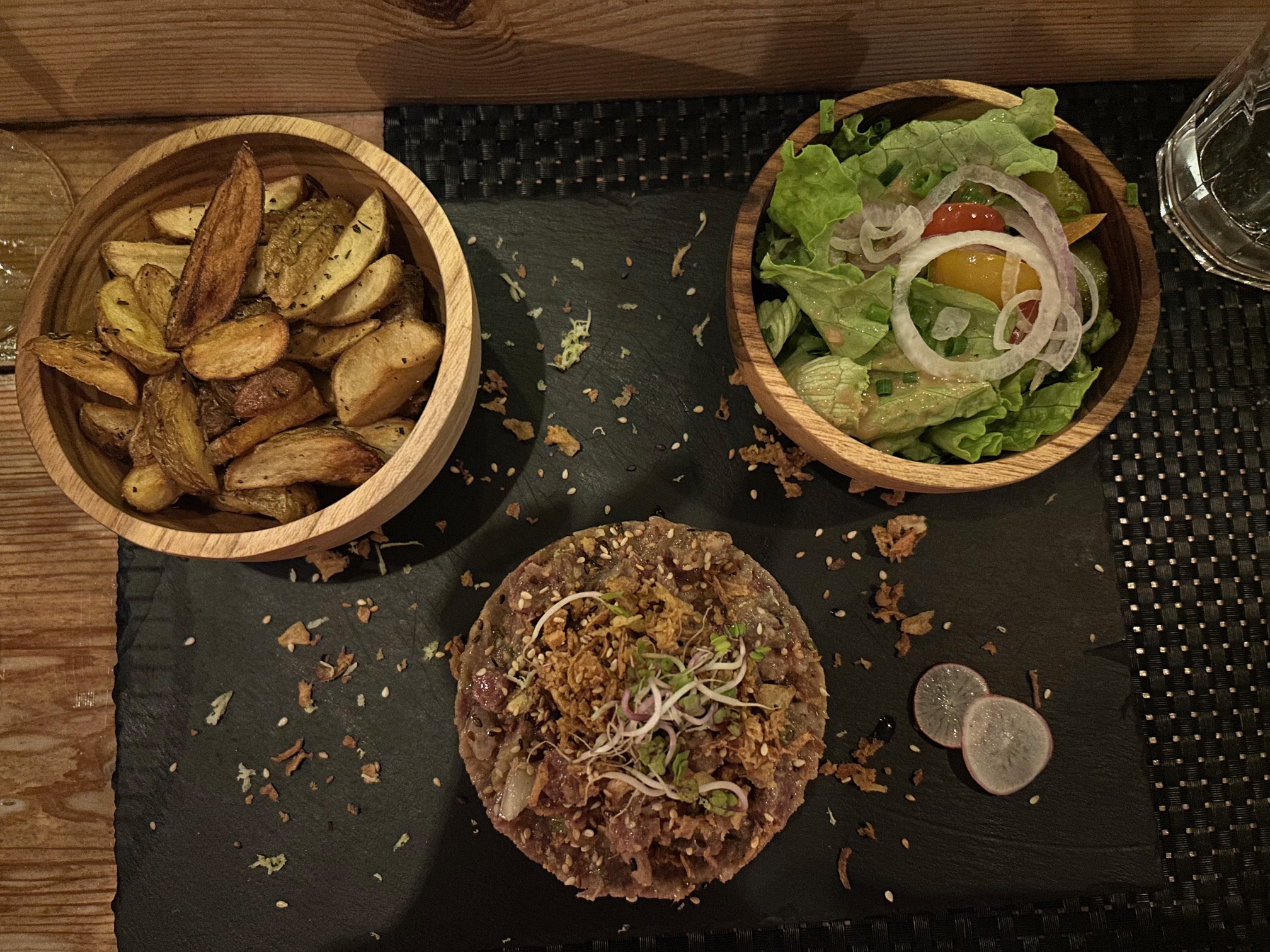 restaurant Kbanon : tartare de boeuf