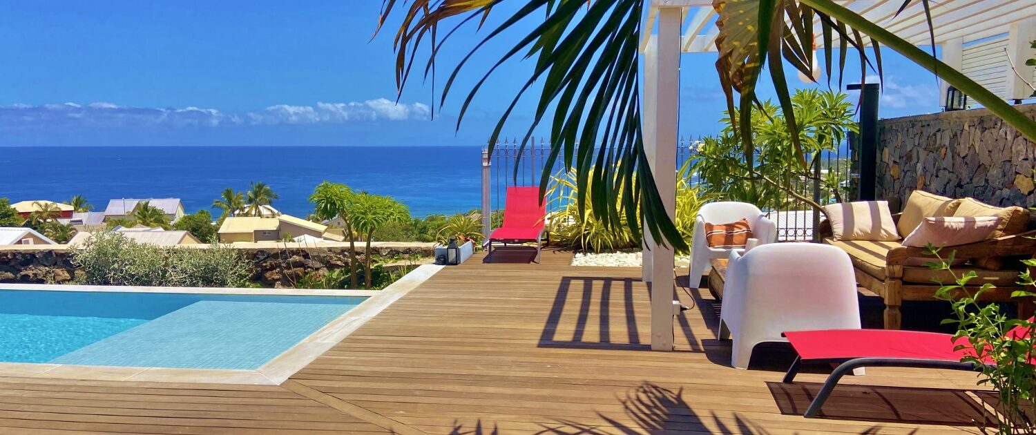 Photos professionnelles d'une villa en location saisonnière à La Réunion