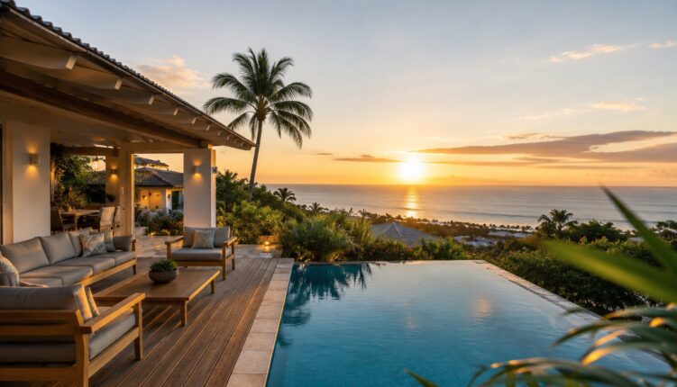 Potentiel locatif d’une maison à La Réunion avec piscine et vue océan